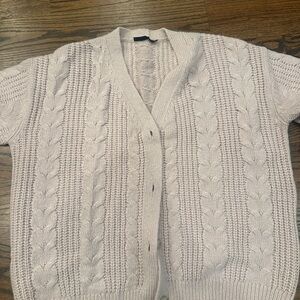 Jenni Kayne Blush Cable Knit Cardigan